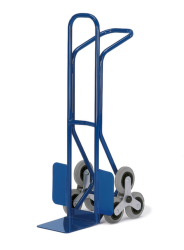 Rollcart Diable pour escaliers 3 étoiles, force 150 kg, largeur de pelle 250 mm, bandage TPE  L