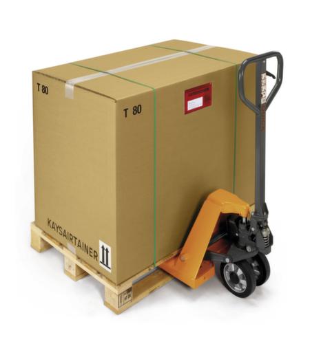 Caisse carton pliante pour palettes  L