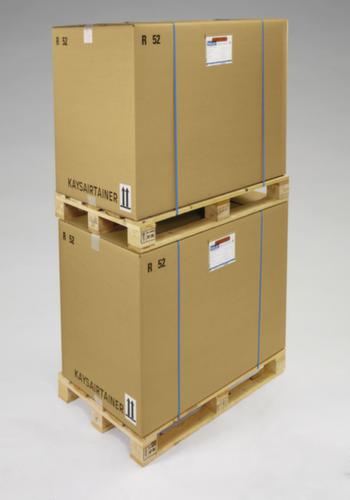 Caisse carton pliante pour palettes  L