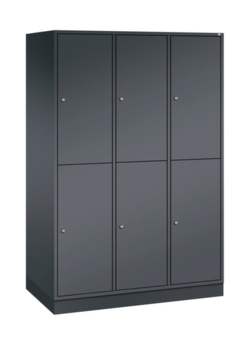 C+P Armoire vestiaire grand volume à deux niveaux Intro, largeur de compartiment 360 mm  L