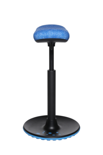 Topstar Siège assis-debout Sitness H2 avec assise skateboard, hauteur d’assise 570 - 770 mm, assise bleu  L