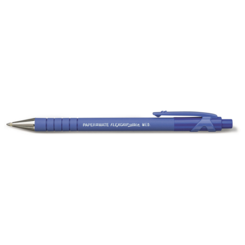 PAPERMATE Stylo à bille Flexigrip Ultra, couleur de police bleu, tige bleu  L