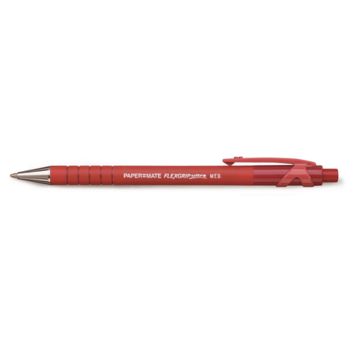 PAPERMATE Stylo à bille Flexigrip Ultra, couleur de police rouge, tige rouge  L