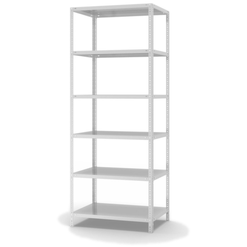 hofe Etagère à visser, 6 tablettes, RAL7035 gris clair  L