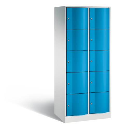 C+P armoire multicases Resisto, 10 compartiments  L