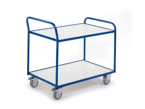 Rollcart Chariot à plateaux avec rebords 990x590 mm, force 250 kg, 2 plateaux  L