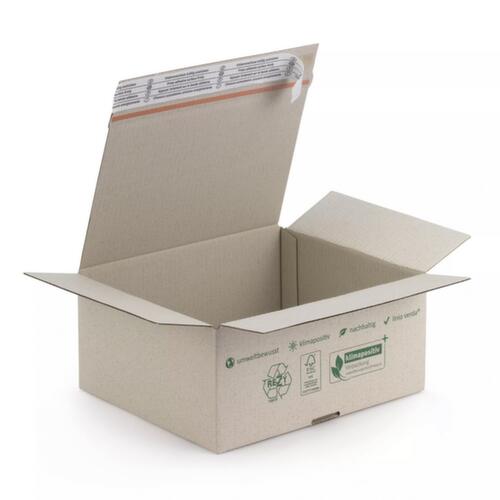 Caisse carton pliante en papier d’herbe  L