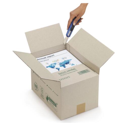 Caisse carton pliante en papier d’herbe réglable en hauteur  L