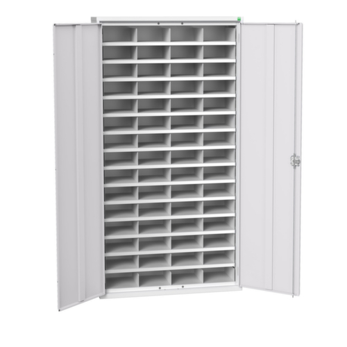 bott Armoire de tri courrier verso, 60 compartiments, RAL7035 gris clair/RAL7035 gris clair  L