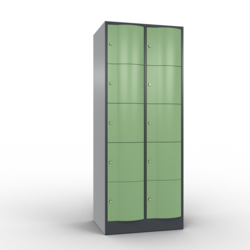 C+P armoire multicases Resisto, 10 compartiments