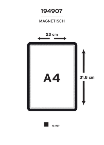 tarifold Cadre d'affichage Magneto tview  L