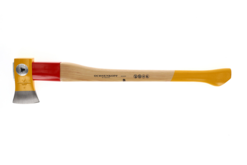 OX 648 H-1257 Hache SPALT-FIX ROTBAND-PLUS avec manche en hickory de 70cm  L