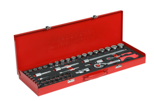 GEDORE RED R46004049 Jeu de douilles 1/4"+1/2" 49 pièces  L