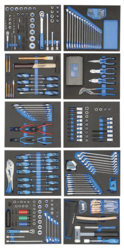 GEDORE 2005-TS-308 Chariot à outils avec assortiment de 308 outils  L