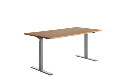 Topstar bureau à hauteur réglable électriquement E-Table Smart avec piètement en T  L