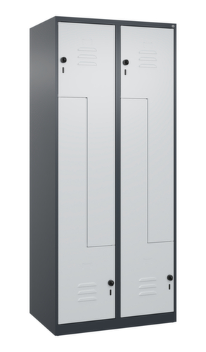 C+P Armoire vestiaire Z Classic Plus, largeur de compartiment 200/400 mm