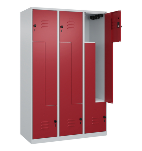 C+P Armoire vestiaire Z Classic Plus, largeur de compartiment 200/400 mm  L