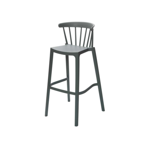 VEBA Tabouret de bar Essentials Windson, assise vert  L