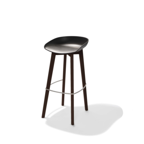 VEBA Tabouret de bar Essentials Keeve, assise noir  L