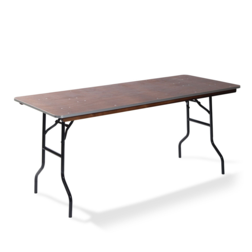 VEBA Table pliante Essentials, largeur x profondeur 760 x 1220 mm, panneau nature  L