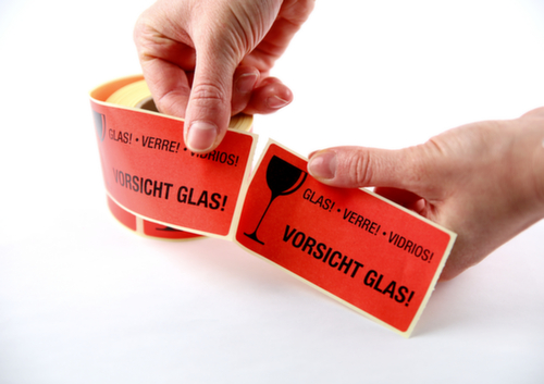 EICHNER Étiquettes de signalisation "Vorsicht Glas"  L