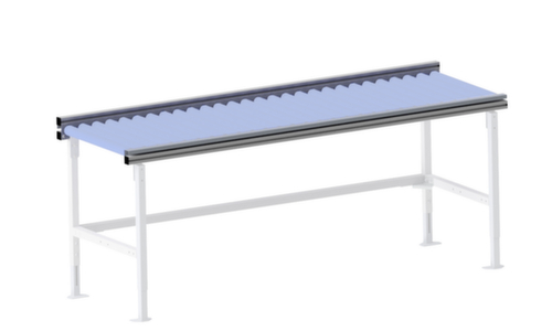 Rocholz Guide latéral System Flex pour table d'emballage pour table d'emballage, hauteur 40 mm  L