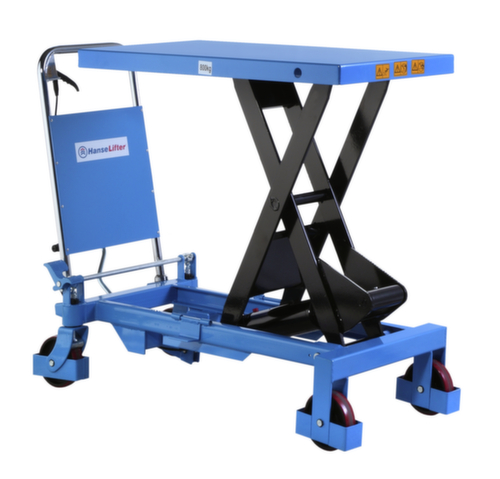 Hanselifter Table élévatrice avec entraînement manuel, 800 kg force, 1000x515 mm  L