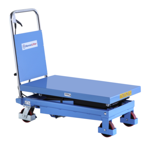 Hanselifter Table élévatrice avec entraînement manuel, 350 kg force, 910x500 mm  L