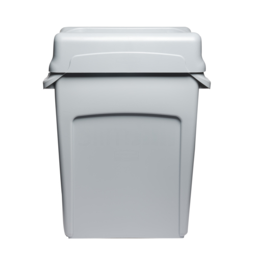 Rubbermaid Couvercle oscillant Slim Jim® pour collecteur de recyclage, gris  L