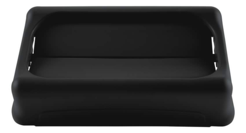 Rubbermaid Couvercle oscillant Slim Jim® pour collecteur de recyclage, noir  L