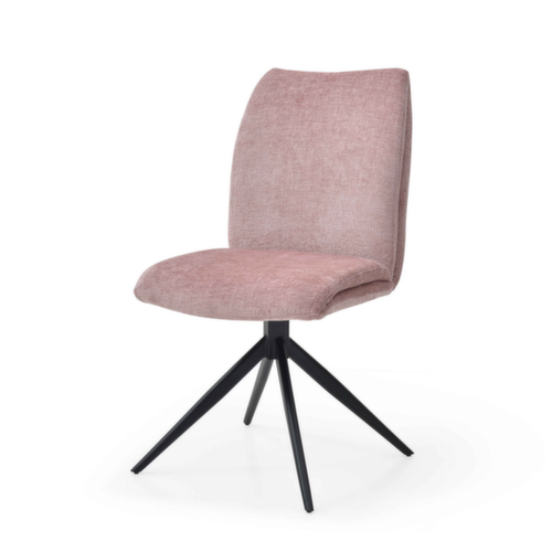 Bisley Siège visiteur Easy Meet F 720 avec dossier capitonné, assise tissu (100 % polyester), rose pastel  L