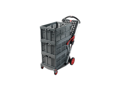 Mobile pliable CLAX, y compris boîte pliante, force 60 kg, 2 plateaux  L