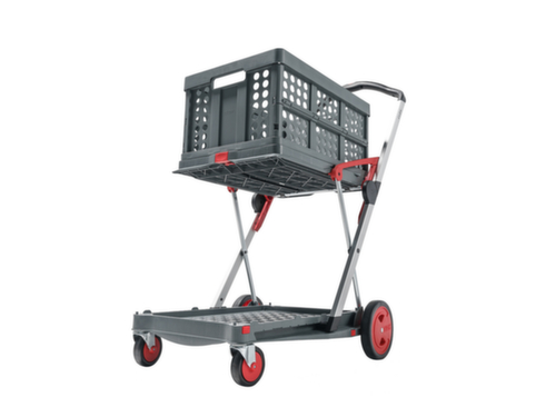 Mobile pliable CLAX, y compris boîte pliante, force 60 kg, 2 plateaux  L