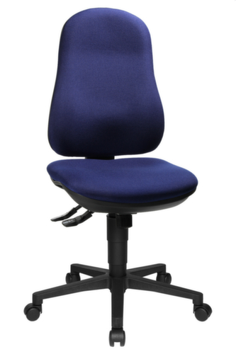 Topstar Siège de bureau pivotant Support SY avec assise ergonomique, bleu