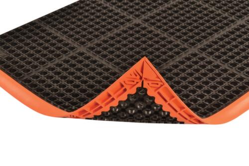 tapis anti-fatigue Groningen avec système de drainage, longueur x largeur 3150 x 970 mm  L