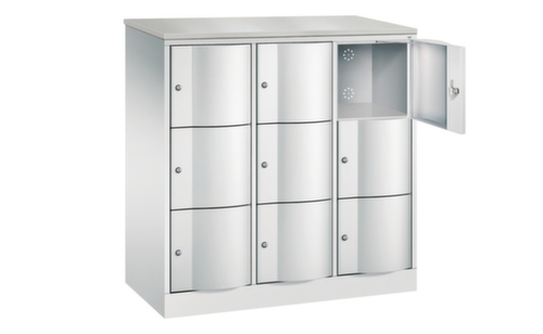 C+P armoire multicases Resisto, 9 compartiments  L