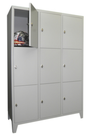 PAVOY Armoire multicases Basis gris clair avec max. 8 casiers