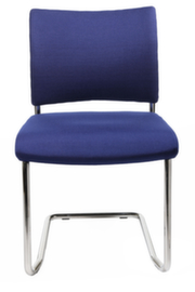 Topstar Fauteuil luge pour visiteurs capitonné Visit 20, assise tissu (100 % polypropylène), bleu