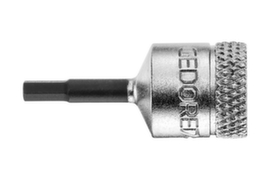 IN 20 2 Embout de tournevis 1/4" femelle 6 pans 2 mm