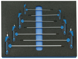 2005 CT2-2143 Jeu de tournevis d'angle KTX dans le module Check-Tool