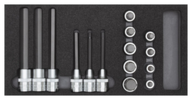 R22150011 Embouts de tournevis 1/2" 2/6 CT module 15 pièces