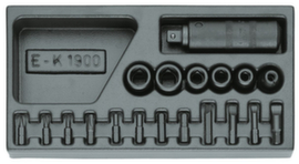 1500 ES-K 1900 Assortiment de desserre-vis 1/2" en module 1/3 ES