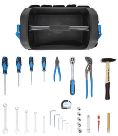 S 1072-001 Assortiment d'outils en sacoche avec poignée 29 pièces