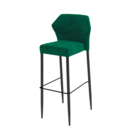 VEBA Tabouret de bar Essentials Louis, assise vert