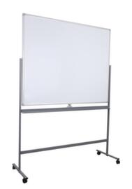 UDOBÄR Tableau blanc mobile utilisation double face avec surface d'écriture rotative, hauteur x largeur 2145 x 1580 mm