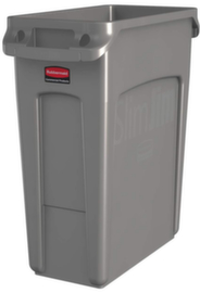 Rubbermaid Collecteur de recyclage Slim Jim® avec conduits d'air, 60 l, beige