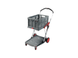 UDOBÄR Mobile pliable CLAX, y compris boîte pliante, force 60 kg, 2 plateaux