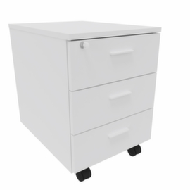 Quadrifoglio Caisson mobile, 3 tiroir(s), blanc/blanc