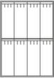 C+P Armoire vestiaire Evolo gris clair avec 4x2 compartiments + portes déco  S