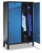 C+P Armoire vestiaire Evolo avec 4 compartiments avec 2 portes, largeur de compartiment 300 mm  S